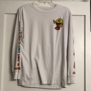 Pac-Man gamers shirt long sleeve size adult Medium